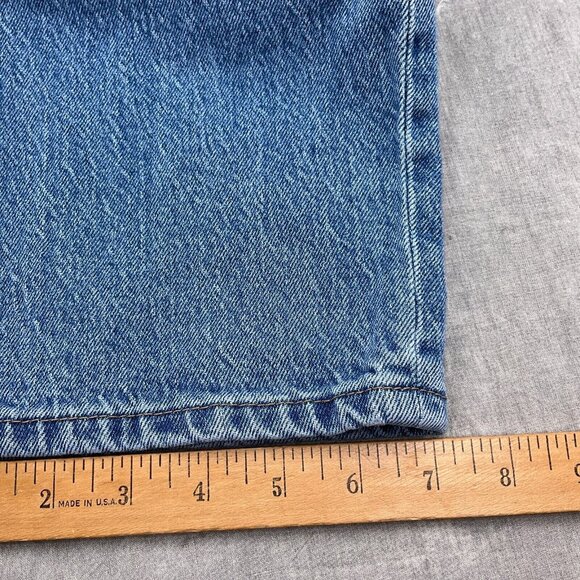 Soft Surroundings Jeans Women 18 36Wx27L‎ Blue Taper Soft Lyocell Stretch Denim - Picture 9 of 12